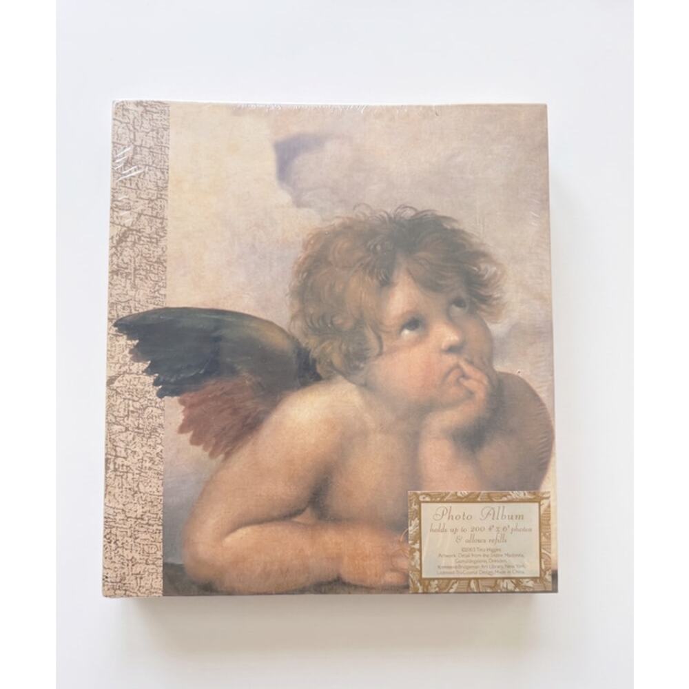 Vintage 2001 Raphael Cherub Angel Photo Album Sealed New Holds 200 4x6 Photos